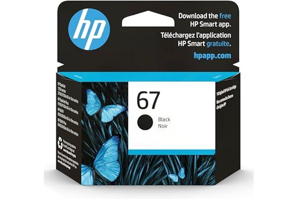 
   Best Selling Inkjet Printer Ink Cartridges
   - HP 67 Black Ink Cartridge | Works with HP DeskJet 1255, 2700, 4100 Series, HP ENVY 6000, 6400 Series | Eligible for Instant Ink | 3YM56AN