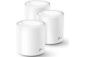 
   Best Selling Whole Home & Mesh Wi-Fi Systems
   - TP-Link Deco WiFi 6 Mesh System(Deco X20) - Covers up to 5800 Sq.Ft. , Replaces Wireless Routers and Extenders(3-Pack, 6 Ethernet Ports in total, supports Wired Ethernet Backhaul)