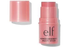 Face Blushes - e.l.f. Monochromatic Multi Stick, Luxuriously Creamy & Blendable Color, For Eyes, Lips & Cheeks, Dazzling Peony, 0.17 oz (5 g)