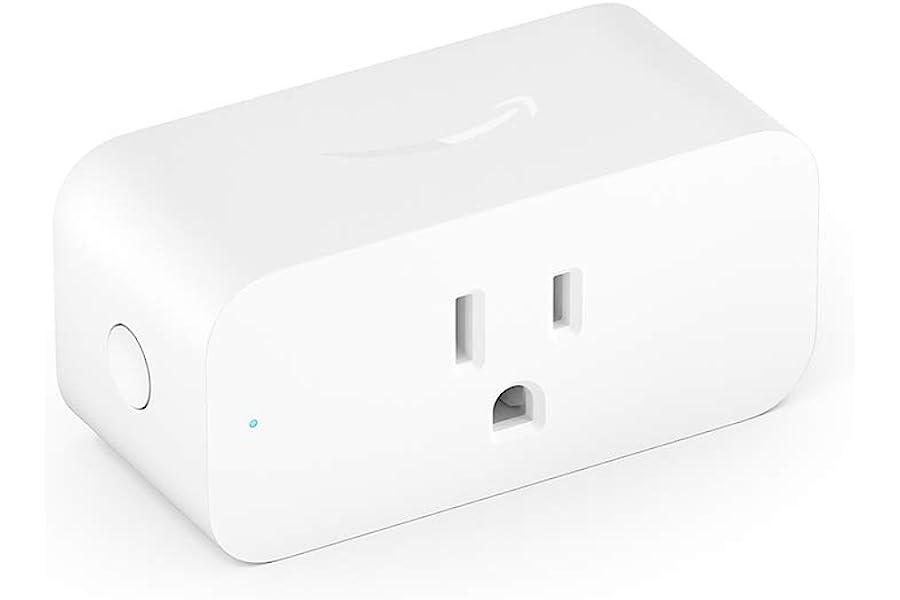 Climate Pledge Friendly: Electronics - Amazon Smart Plug | Works with Alexa | control lights with voice | easy to set up and use