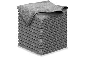 
   Best Selling Exterior Car Care Chamois Cloths
   - USANOOKS Microfiber Cleaning Cloth Grey - 12 packs 16"x16" - High Performance - 1200 Washes, Ultra Absorbent Towels Weave Grime & Liquid for Streak-Free Mirror Shine - Car Washing cloth and Applicator