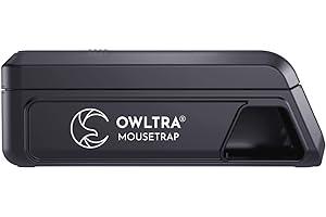 Pest Control Traps - OWLTRA Indoor Electric Mouse Trap, Instant Kill Rodent Zapper with Pet Safe Trigger, Black, Small