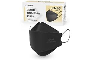 
   Best Selling Disposable Respirator Safety Masks
   - LEVENIS KN95 Face Masks 50 Pack, Breathable Comfortable and Disposable KN95 Mask, Black