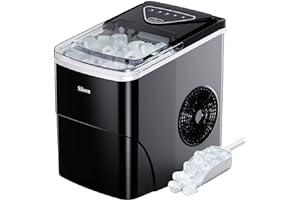 
   Best Selling Ice Makers
   - Silonn Ice Maker Countertop, 9 Cubes Ready in 6 Mins, 26lbs in 24Hrs, Self-Cleaning Ice Machine with Ice Scoop and Basket, 2 Sizes of Bullet Ice for Home Kitchen Office Bar Party