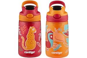 
   Best Selling Water Bottles
   - Contigo Aubrey Kids Cleanable Water Bottle with Silicone Straw and Spill-Proof Lid, Dishwasher Safe, 14oz 2-Pack, Cheetah & Toucans