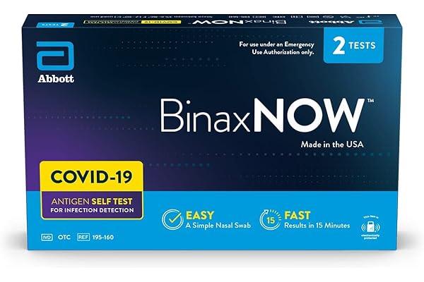 
   Best Selling Clinical Diagnostic Test Kits
   - BinaxNOW COVID-19 Antigen Self Test, 1 Pack, 2 Tests Total, COVID Test With 15-Minute Results Without Sending to a Lab, Easy to Use at Home