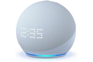 
   Best Selling Smart Speakers
   - Amazon Echo Dot (5th Gen) with clock | Compact smart speaker with Alexa and enhanced LED display for at-a-glance clock, timers, weather, and more | Cloud Blue