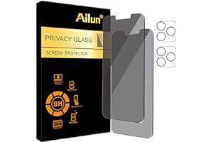 
   Best Selling Cell Phone Screen Protectors
   - Ailun 2Pack Privacy Screen Protector for iPhone 13 Pro Max [6.7 inch] + 2 Pack Camera Lens Protector, Anti Spy Private Tempered Glass Film, [9H Hardness] - HD [Black][4 Pack]