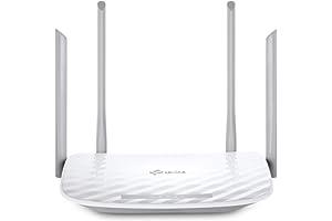 Computer Routers - TP-Link AC1200 WiFi Router (Archer A54) - Dual Band Wireless Internet Router, 4 x 10/100 Mbps Fast Ethernet Ports, Supports Guest WiFi, Access Point Mode, IPv6 and Parental Controls