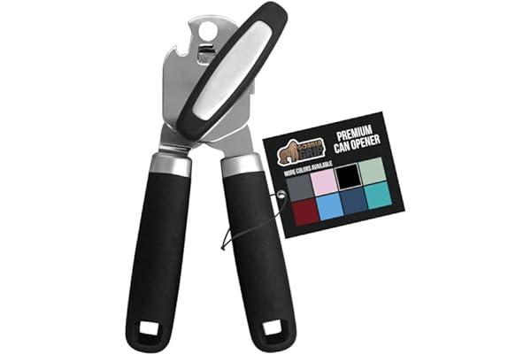 
   Best Selling Manual Can Openers
   - The Original Gorilla Grip Heavy Duty Stainless Steel Smooth Edge Manual Hand Held Can Opener With Soft Touch Handle, Rust Proof Oversized Handheld Easy Turn Knob, Large Lid Openers, Black