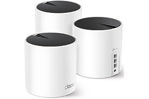 
   Best Selling Whole Home & Mesh Wi-Fi Systems
   - TP-Link Deco AX3000 WiFi 6 Mesh System(Deco X55) - Covers up to 6500 Sq.Ft. , Replaces Wireless Router and Extender, 3 Gigabit ports per unit, supports Ethernet Backhaul (3-pack)