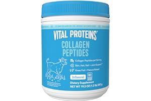 
   Best Selling Collagen Supplements
   - Vital Proteins Collagen Peptides Powder, Promotes Hair, Nail, Skin, Bone and Joint Health, Zero Sugar, Unflavored 19.3 OZ