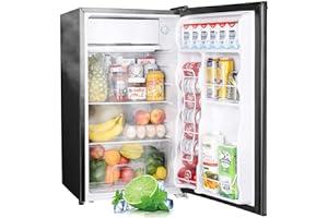 
   Best Selling Refrigerators
   - Upstreman 3.2 Cu.Ft Mini Fridge with Freezer, Single Door, Adjustable Thermostat, Refrigerator for Dorm, Office, Bedroom, Black-BR321