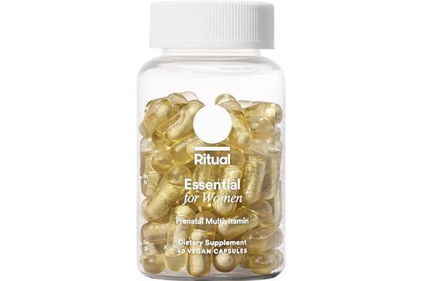 
   Best Selling Unique Gifts
   - Ritual Prenatal Vitamins: Folate & Choline for Neural Tube Support, Omega-3 DHA for Fetal Brain Development, Iron, Calcium-Helper D3 & K2, Non-GMO, Citrus Essenced, 30 Day Supply, 60 Vegan Capsules