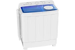 
   Best Selling Clothes Washing Machines
   - Auertech Portable Washing Machine, 28lbs Twin Tub Washer Mini Compact Laundry Machine with Drain Pump, Semi-automatic 18lbs Washer 10lbs Spinner Combo for Dorms, Apartments, RVs