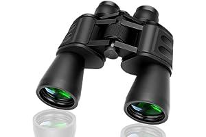 
   Best Selling Binoculars
   - Binoculars 20x50,High Power Binoculars for Adults and Kids with Low Light Night Vision, Compact Waterproof Binoculars for Bird Watching Hunting Travel Football Stargazing BAK-4 Prism FMC Lens(Black)