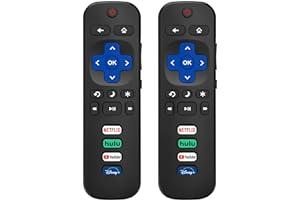 Remote Controls (Electronics) - (Pack of 2) Replacement Remote Control Only for Roku TV, Compatible for TCL Roku/Hisense Roku/Onn Roku/Philips Roku Smart TVs(Not for Stick and Box)