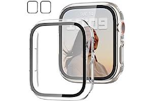 
   Best Selling Smartwatch Cases
   - 2 Pack Case with Tempered Glass Screen Protector for Apple Watch SE(2023) Series 6/5/4/SE 40mm,JZK Slim Guard Bumper Full Coverage Hard PC Protective Cover HD Ultra-Thin Cover for iWatch 40mm,Clear