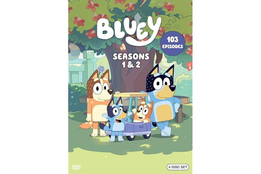 Kids & Family DVDs - Bluey: Complete Seasons One and Two (DVD)