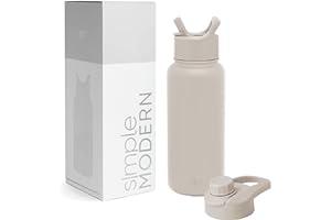 
   Best Selling Insulated Bottles
   - Simple Modern Water Bottle with Straw and Chug Lid Vacuum Insulated Stainless Steel Metal Thermos Bottles | Reusable Leak Proof BPA-Free Flask for Sports | Summit Collection | 32oz, Almond Birch