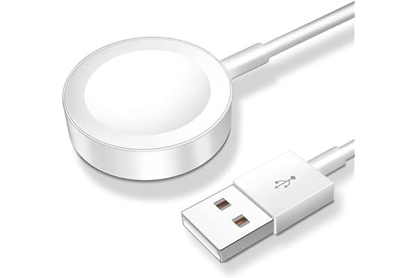 
   Best Selling Climate Pledge Friendly: Electronics
   - 𝟮𝟬𝟮𝟯 𝐔𝐩𝐠𝐫𝐚𝐝𝐞𝐝 for Apple Watch Charger Magnetic Fast Charging Cable [Portable] Magnetic Wireless Charging Compatible with iWatch Series Ultra/9/8/7/6/SE/SE2/5/4/3/2-[3.3FT] White