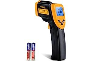 Infrared Thermometers - Etekcity Infrared Thermometer Temperature Gun 774, Digital Heat Gun for Pizza Oven, Cooking, Meat, Candy, Laser Tool for Griddle, Grill, Indoor Room HVAC Refrigerator -58°F to 842°F