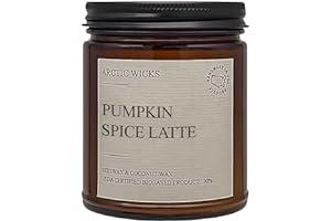 
   Best Selling Candles
   - Pumpkin Spice Latte | Arctic Wicks Handmade Scented Coconut Beeswax Candles | Natural Coconut Beeswax 9oz Amber Jar | Farmhouse Candles Wax Non-Toxic Clean Burn 100% USDA Certified Biobased