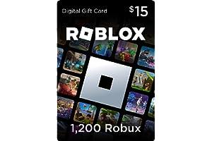 PC Games & Accessories - Roblox Digital Gift Code for 1,200 Robux [Redeem Worldwide - Includes Exclusive Virtual Item] [Online Game Code]