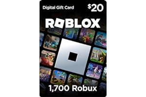 PC Games & Accessories - Roblox Digital Gift Code for 1,700 Robux [Redeem Worldwide - Includes Exclusive Virtual Item] [Online Game Code]