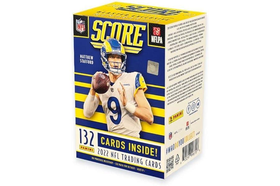 Sports Collectible Trading Card Boxes - 2022 Panini Score Football Trading Card Blaster Box (132 Cards)