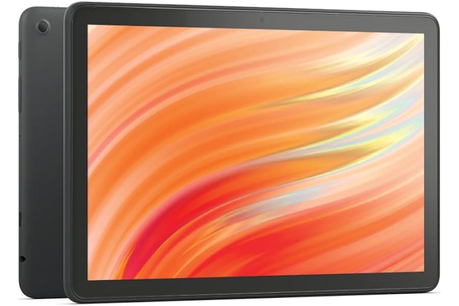 Computer Tablets - All-new Amazon Fire HD 10 tablet, built for relaxation, 10.1" vibrant Full HD screen, octa-core processor, 3 GB RAM, latest model (2023 release), 32 GB, Black