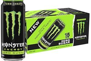 
   Best Selling Energy Drinks
   - Monster Energy Zero Sugar, Green, Original, Low Calorie Energy Drink, 16 Fl Oz (Pack of 15)