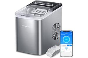 
   Best Selling Ice Makers
   - GoveeLife Smart Countertop Ice Makers, Self-Cleaning, Portable Ice Maker Works with Alexa, 9 Cubes Ready in 6min, 26lbs/24H, for Home Kitchen Party Camping, with Ice Scoop Ice Basket Stainless Silver