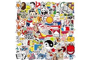 Laptop Decals - QQUK 106pcs Random Stickers Pack Adults Teens Kids Waterproof Sticker Decals for Skateboard Helmet Laptop Bicycle Hypebeast Bomb Stickers