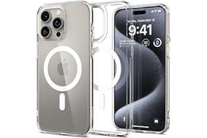 
   Best Selling Climate Pledge Friendly: Electronics
   - Spigen Magnetic Ultra Hybrid MagFit Designed for iPhone 15 Pro Case, [Anti-Yellowing] [Military-Grade Protection] Compatible with MagSafe (2023) - White