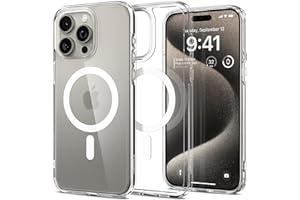 
   Best Selling Climate Pledge Friendly: Electronics
   - Spigen Magnetic Ultra Hybrid MagFit Designed for iPhone 15 Pro Max Case, [Anti-Yellowing] [Military-Grade Protection] Compatible with MagSafe (2023) - White