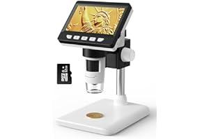 
   Best Selling Lab Handheld Digital Microscopes
   - 4.3" Digital Microscope for Adults, SKYEAR Coin Microscope1000X Magnification with 8 Ajustable LED Fill Lights, USB Microscope for Windows/MacOS, Coin Collection Supplies