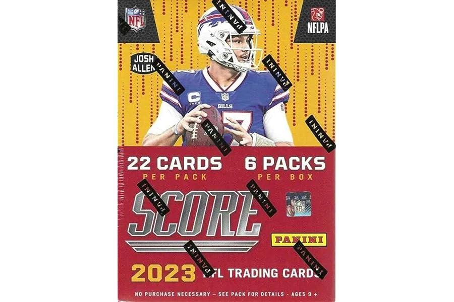 Sports Collectible Trading Card Boxes - 2023 Panini Score Football Trading Card Blaster Box (132 Cards)