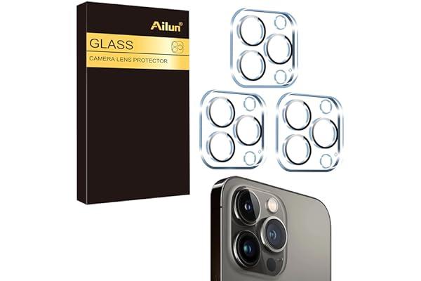 
   Best Selling Cell Phone Lens Protectors
   - Ailun 3 Pack Camera Lens Protector for iPhone 15 Pro 6.1" ＆ iPhone 15 Pro Max 6.7",Tempered Glass,9H Hardness,Ultra HD,Anti-Scratch,Easy to Install,Case Friendly [Does not Affect Night Shots]