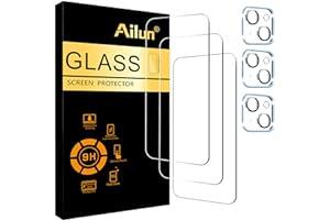 
   Best Selling Cell Phone Screen Protectors
   - Ailun 3 Pack Screen Protector for iPhone 15 [6.1 inch] + 3 Pack Camera Lens Protector with Installation Frame,Case Friendly Tempered Glass Film,[9H Hardness] - HD [6 Pack]