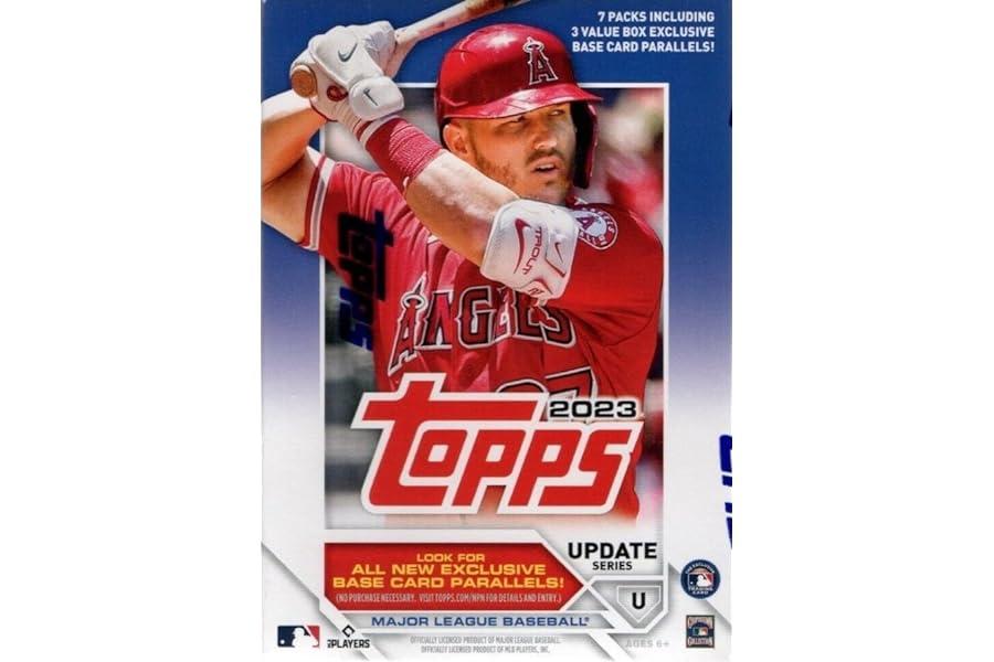 Sports Collectible Trading Card Boxes - 2023 Topps Update Series Baseball Relic Value Blaster Box 84 Cards Per Box Superior Sports Investments Exclusive!