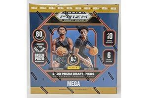 Sports Collectible Trading Card Boxes - 2023 Panini Prizm Draft Picks Basketball Mega Box - 6 Exclusive Red Ice Prizms (60 Cards Total) - Look for Victor Wembanyama, Brandon Miller, Scoot Henderson, and more.