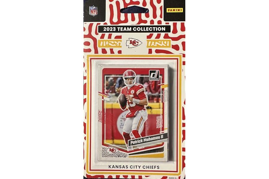 Sports Collectible Trading Card Team Sets - Kansas City Chiefs 2023 Donruss Factory Sealed 13 Card Team Set with Patrick Mahomes and Travis Kelce Plus a Rashee Rice Rated Rookie Card SUPER BOWL CHAMPIONS