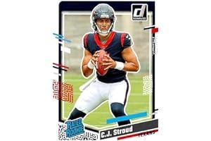 Sports Collectible Single Base Trading Cards - C J Stroud 2023 Donruss Football Series Mint RATED ROOKIE Card #339 Picturing this Houston Texans Star QB in his Black Jersey