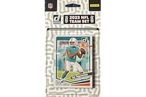 Sports Collectible Trading Card Team Sets - Miami Dolphins 2023 Donruss Factory Sealed 12 Card Team Set Featuring Tua Tagovailoa and Tyreek Hill Plus Cam Smith and Devon Achane Rated Rookie Cards